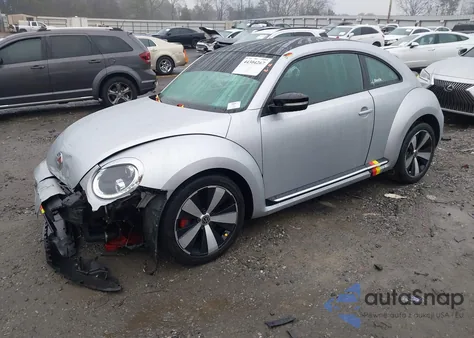 2013 Volkswagen Beetle Turbo из США, поврежденный, VIN 3VW467ATXDM611672
